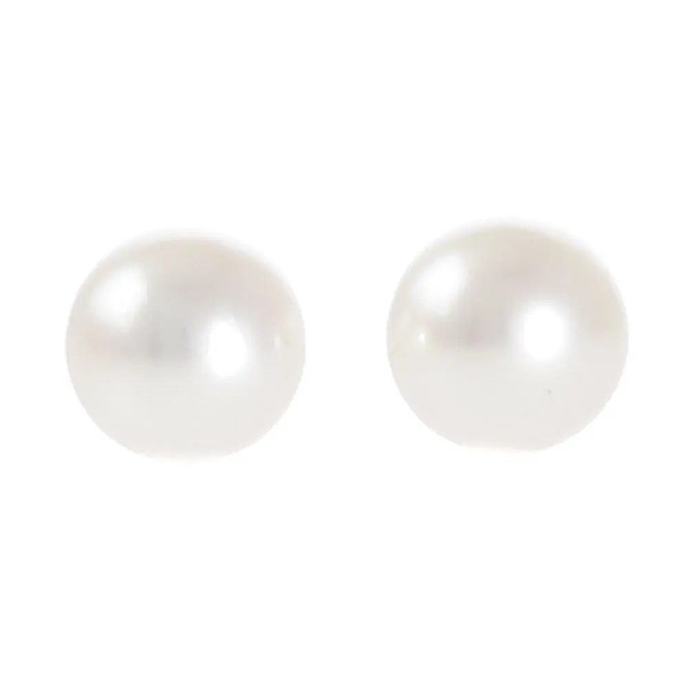 6-6.5mm Akoya Studs 18ct YG