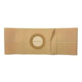 7" Left, Beige, Regular Elastic, Nu-Form Belt, Extra Large, 2-5/8" Opening Placed 1-1/2" From Bottom