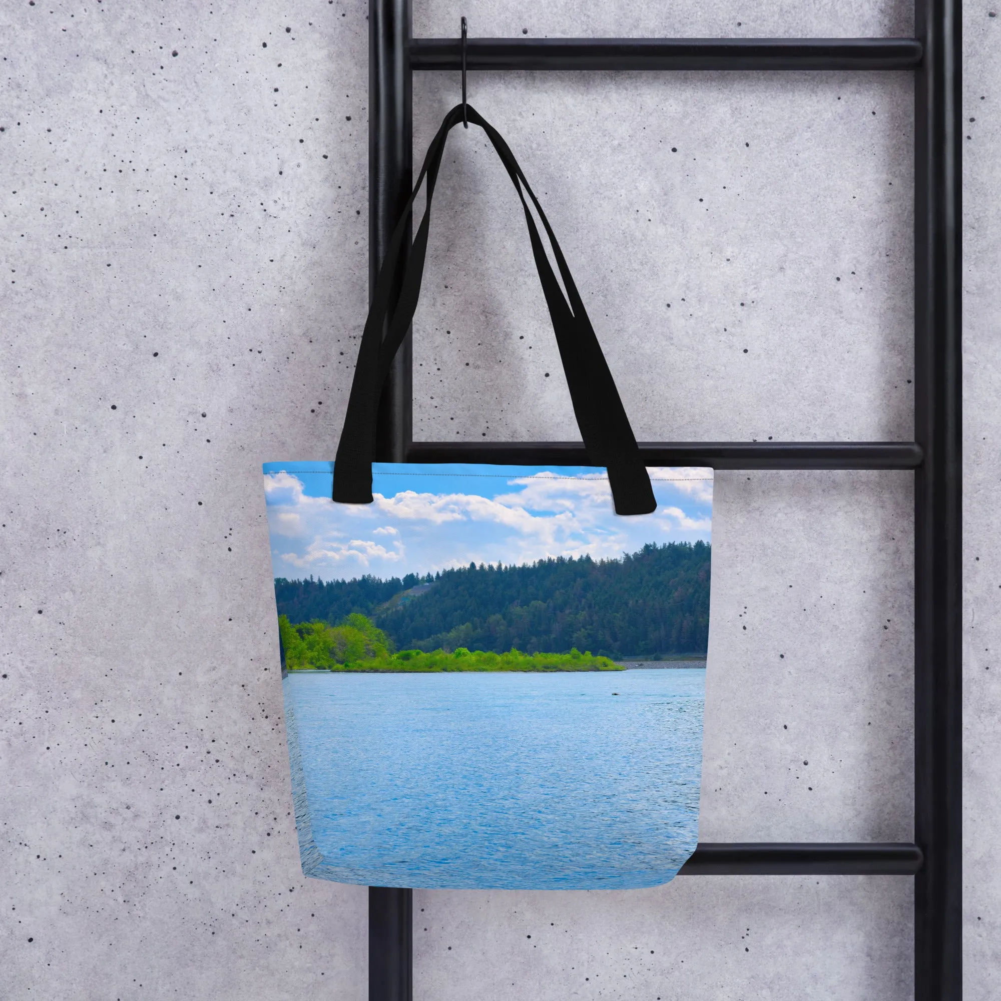 All-Over Print Tote Bag - Edworthy Park Bow River