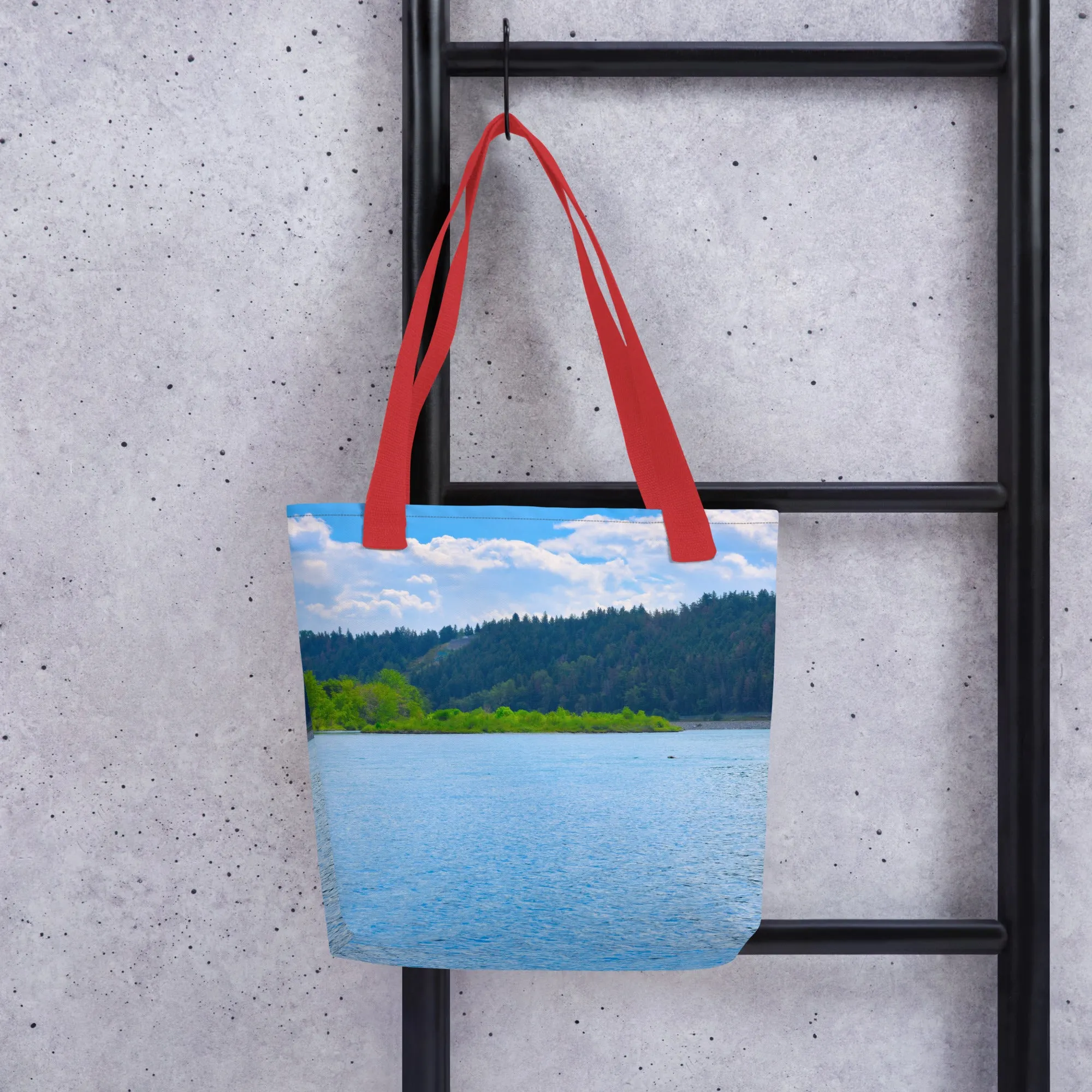 All-Over Print Tote Bag - Edworthy Park Bow River