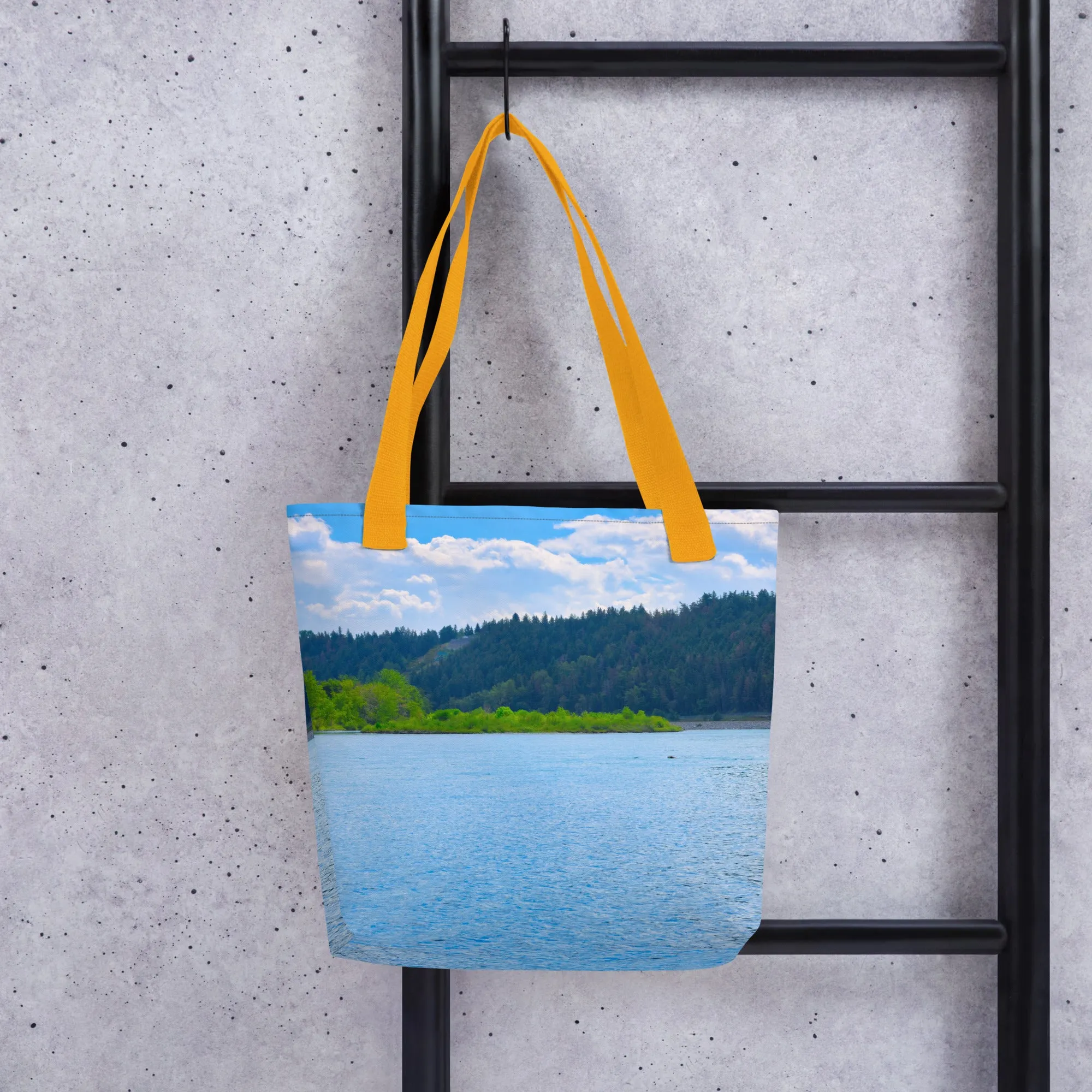 All-Over Print Tote Bag - Edworthy Park Bow River