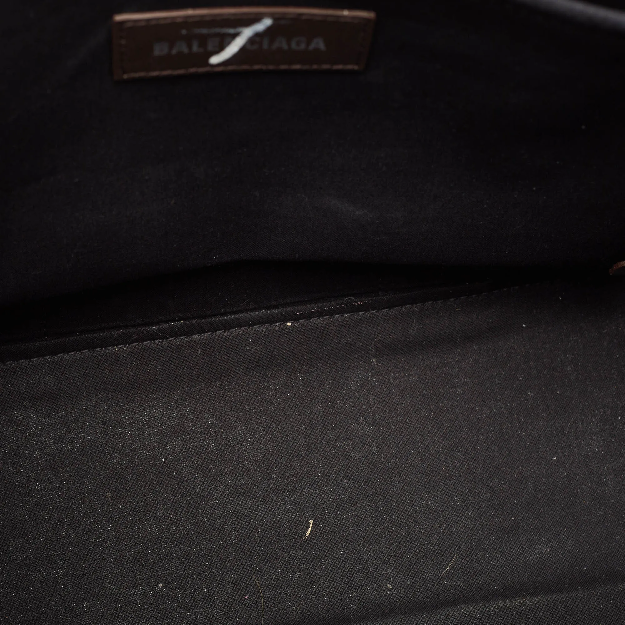 BALENCIAGA Beige/Brown BB Monogram Canvas and Leather Medium Hardware Tote