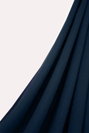 Classic Chiffon Hijab - Space Blue