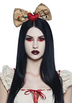 Cursed Heart Bow Headband