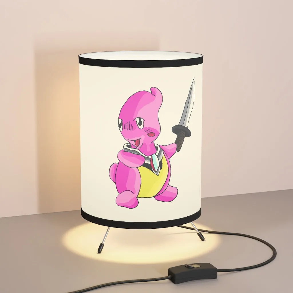 Curswordsman Tripod Lamp with High-Res Printed Shade, US/CA plug