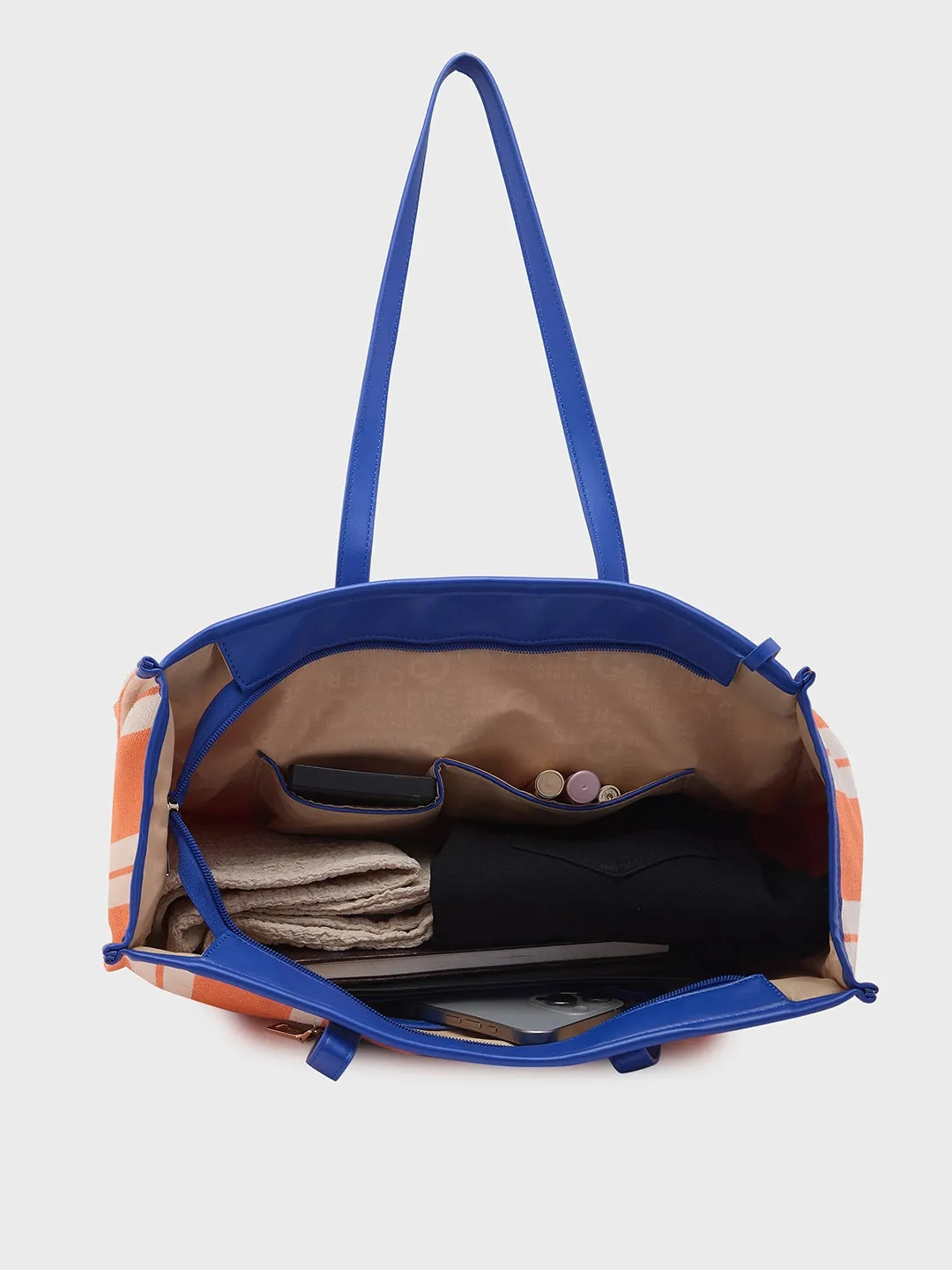 Dixie Tote Large Orange Handbag Orange