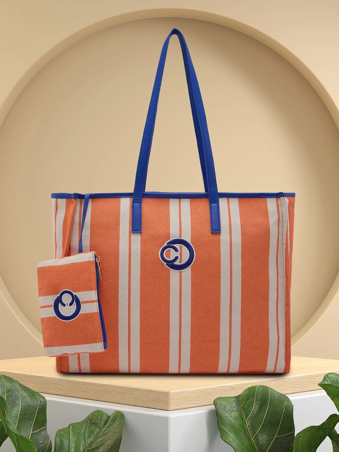 Dixie Tote Large Orange Handbag Orange