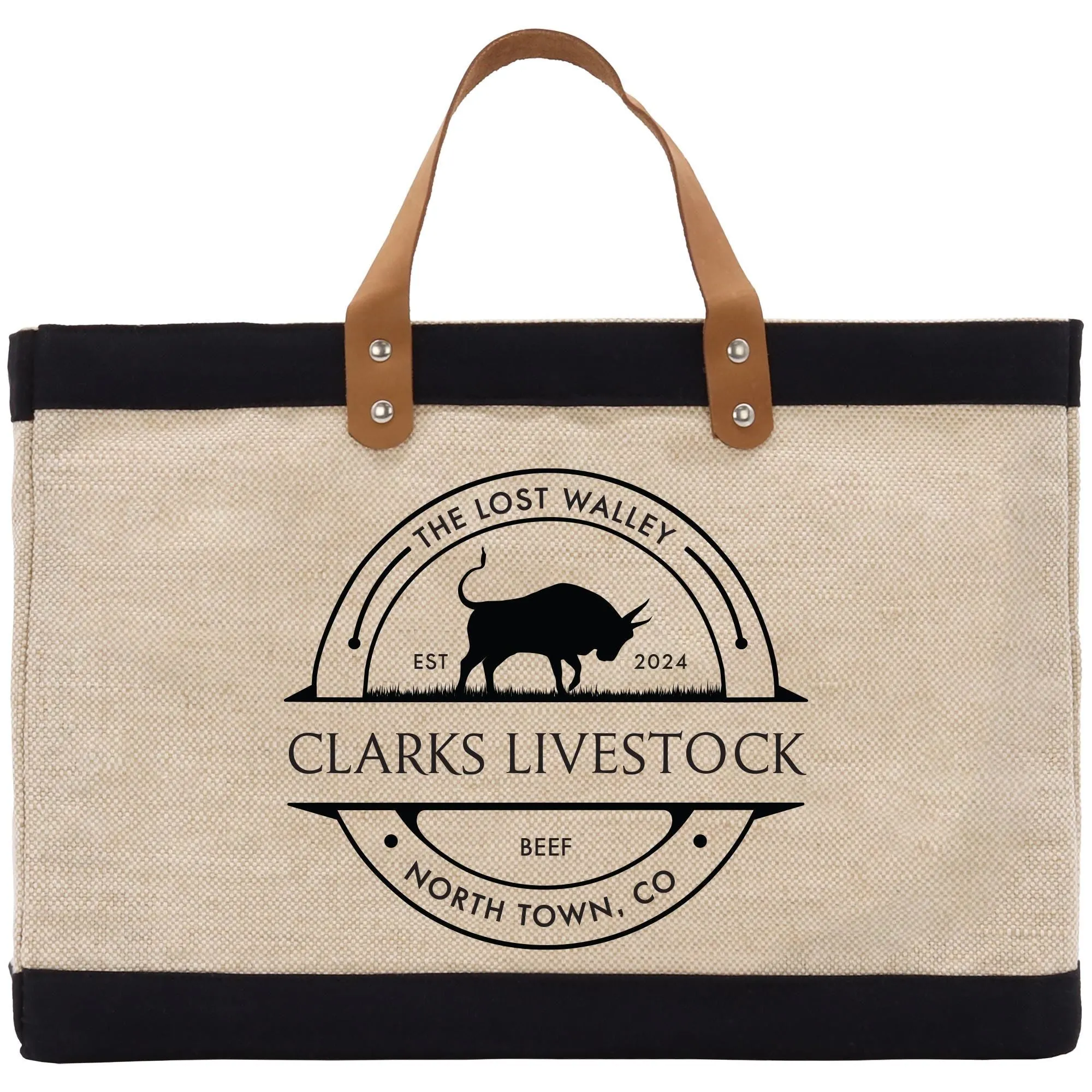 Farmers Market Jute Canvas Tote Funny Farmer Market Bag Quote Jute Bag Shopping Bag Burlap Bag Farmhouse Bag Grocery Bag (FT1001)