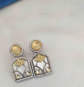 Filigree Indian earrings with tribal handcrafted style for women perfect for ethnic yet modern statement look