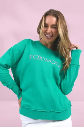 Foxwood Simplified Metallic Crew Green