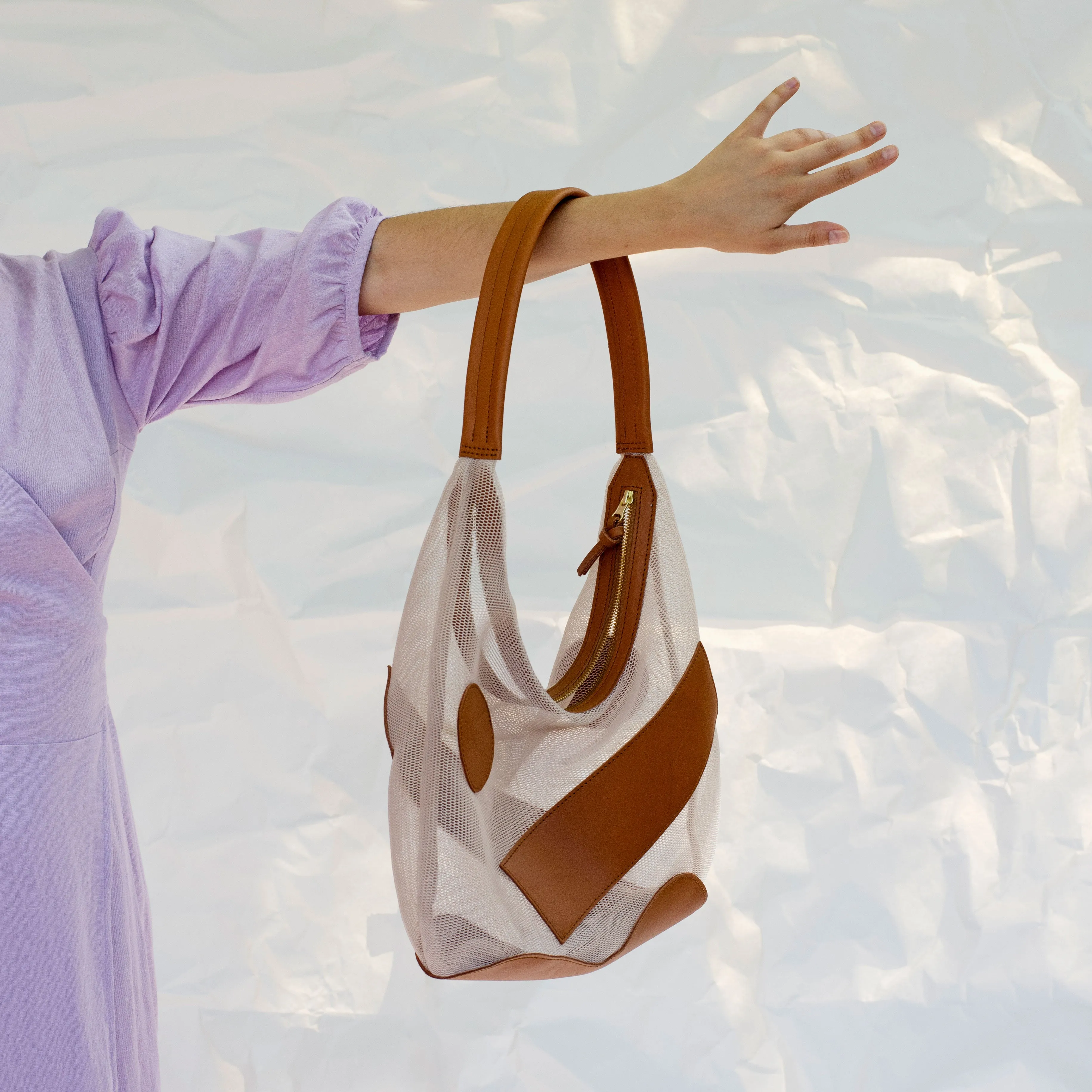 Honeycomb Tote - Tan