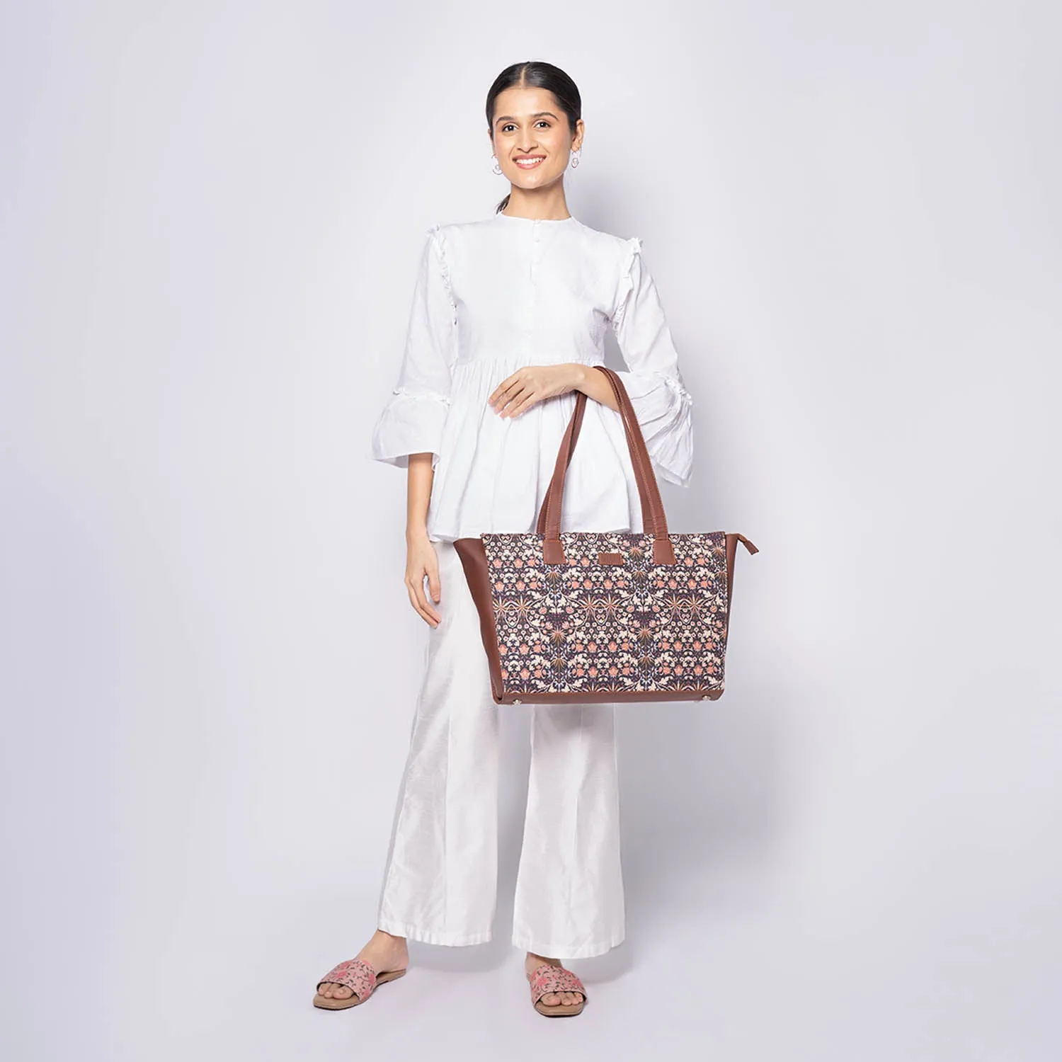 Kashmir Blooms Office Tote Bag