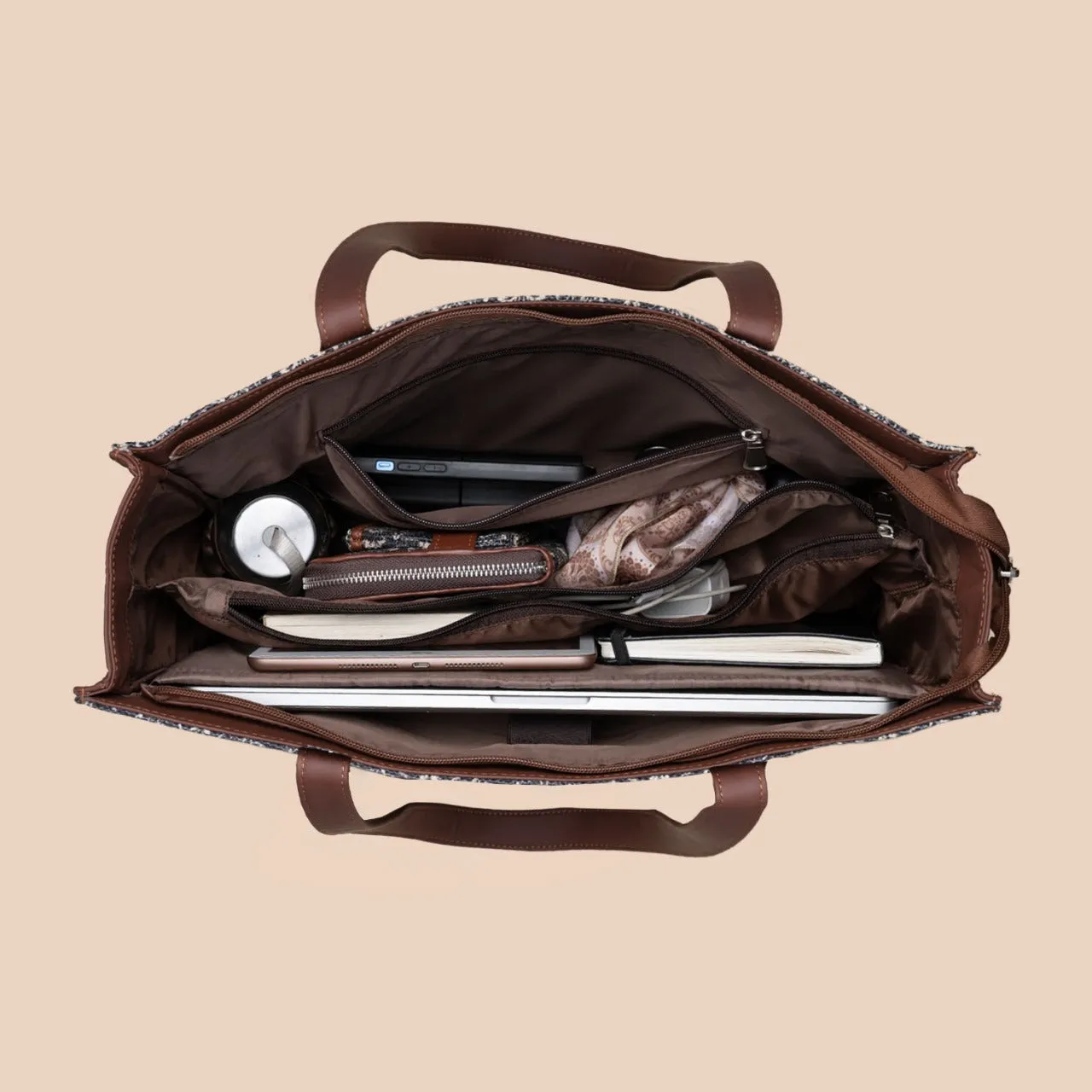 Kashmir Blooms Office Tote Bag