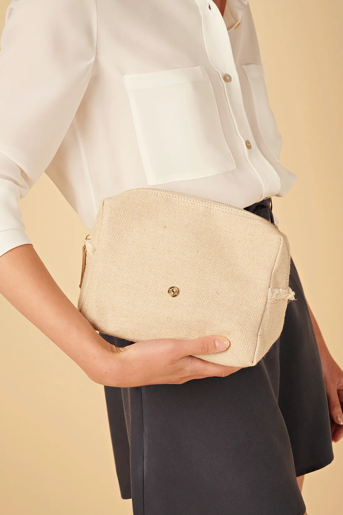 Lefkada Canvas Vanity Case