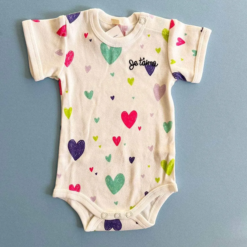 Little Girl's Rainbow Gift Set: Rompers, Bows & Plush Friend