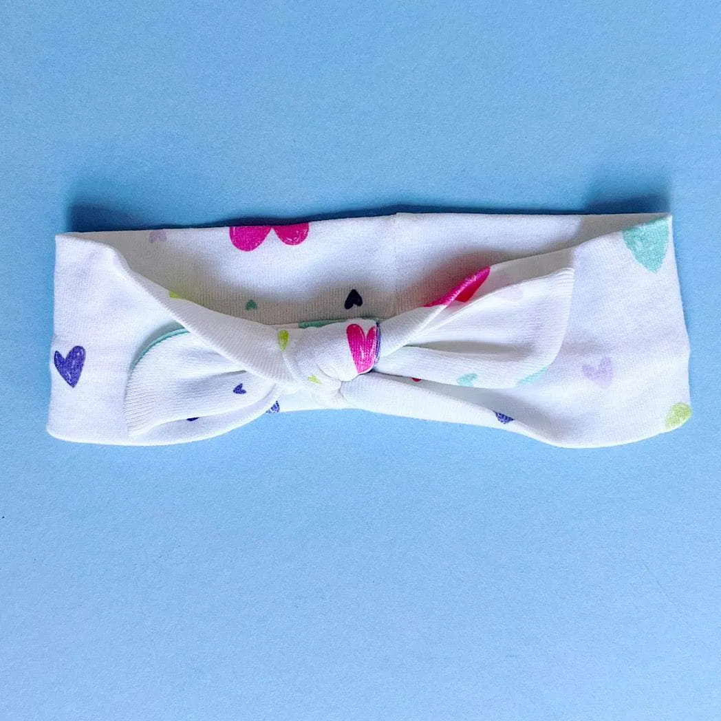 Little Girl's Rainbow Gift Set: Rompers, Bows & Plush Friend