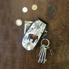 Majestic Elephant Key Pouch