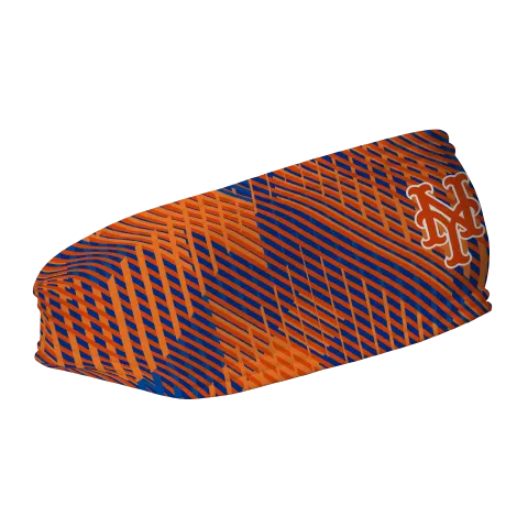 Mets Fleece Headband: Sport Plaid