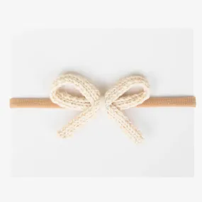 Mini Crochet Headbands - Ivory