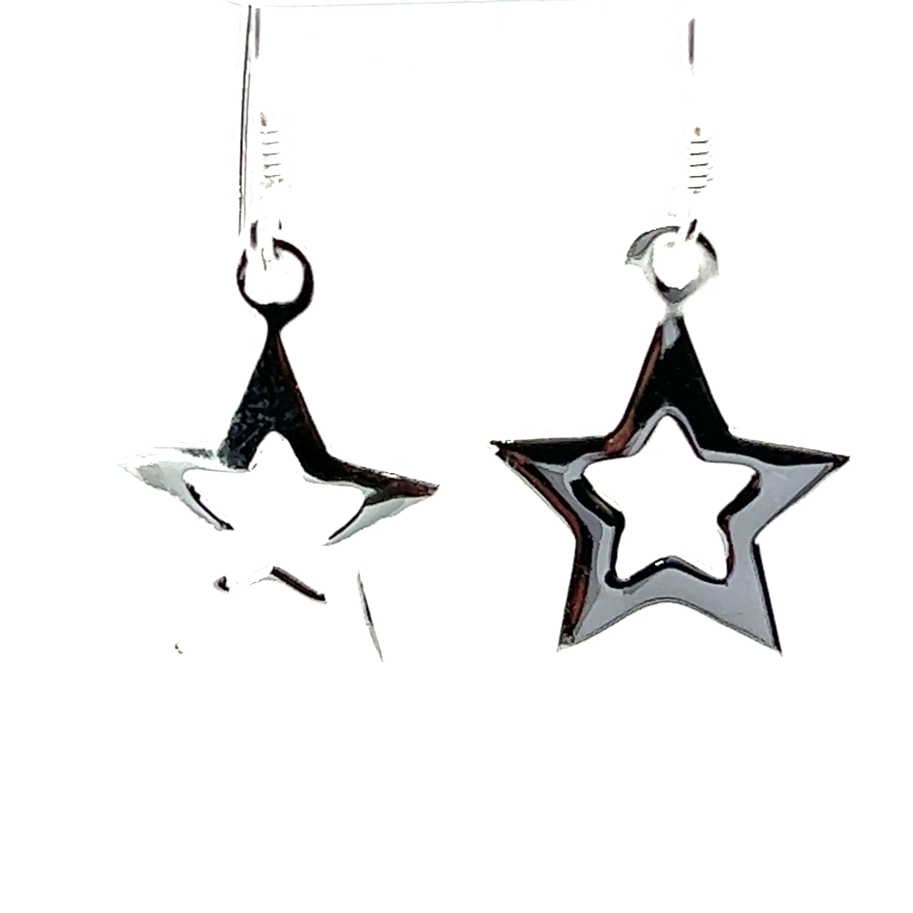 Open Star Earrings