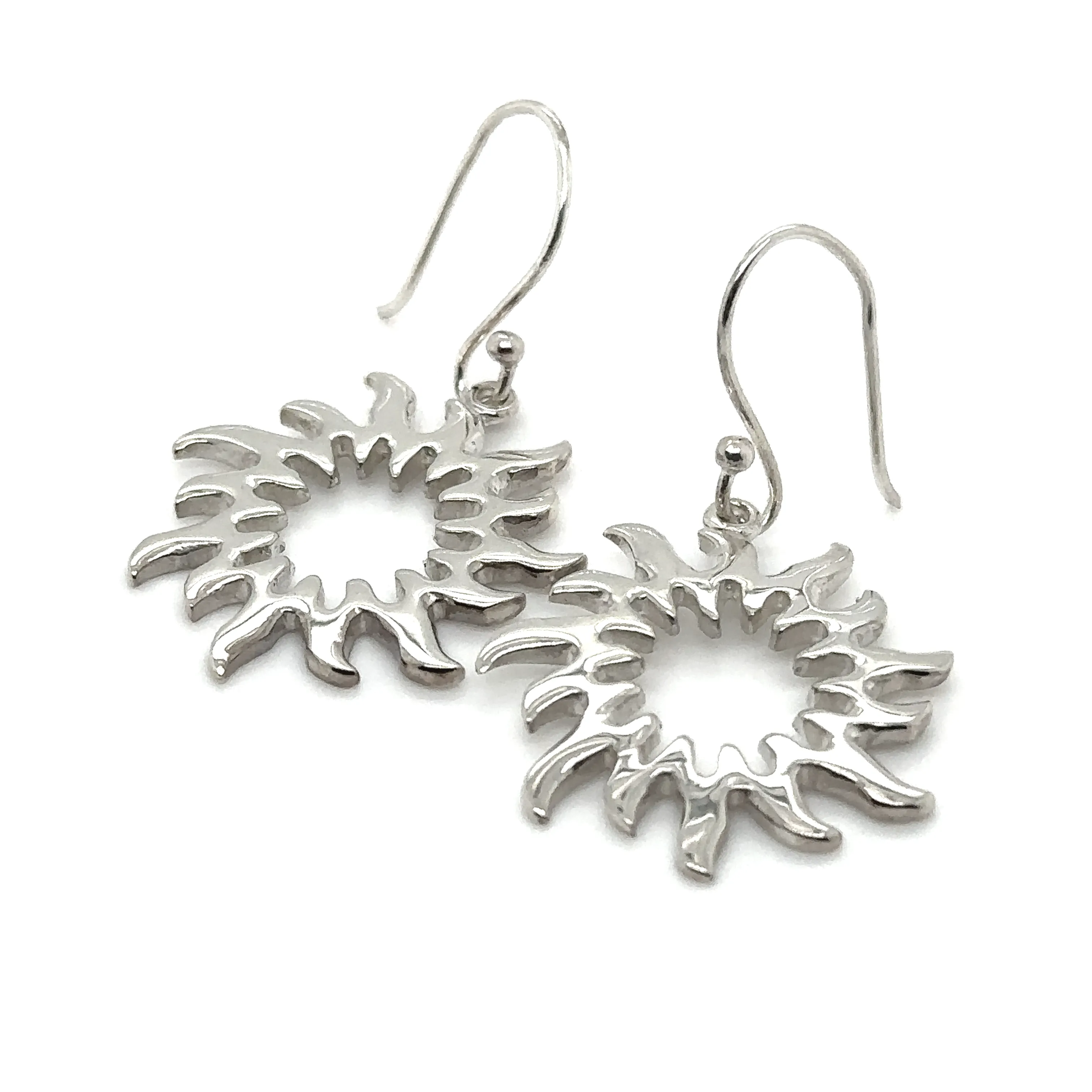 Open Sun Earrings