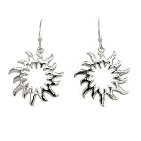 Open Sun Earrings