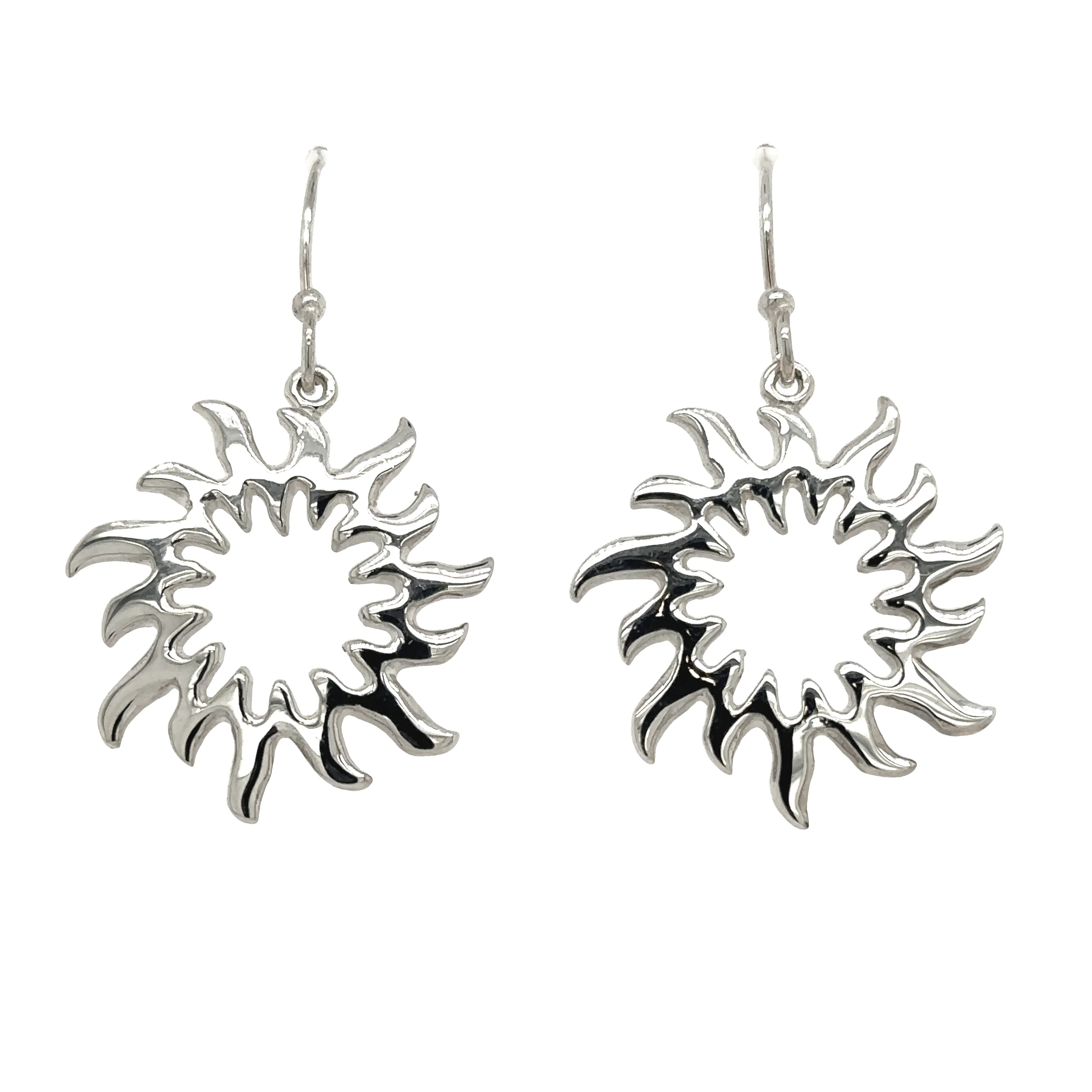 Open Sun Earrings