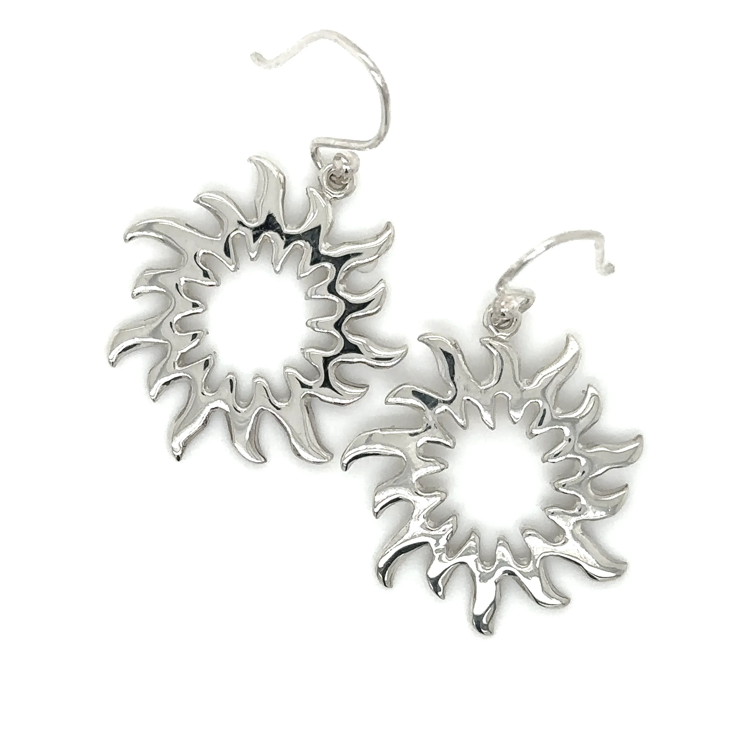 Open Sun Earrings