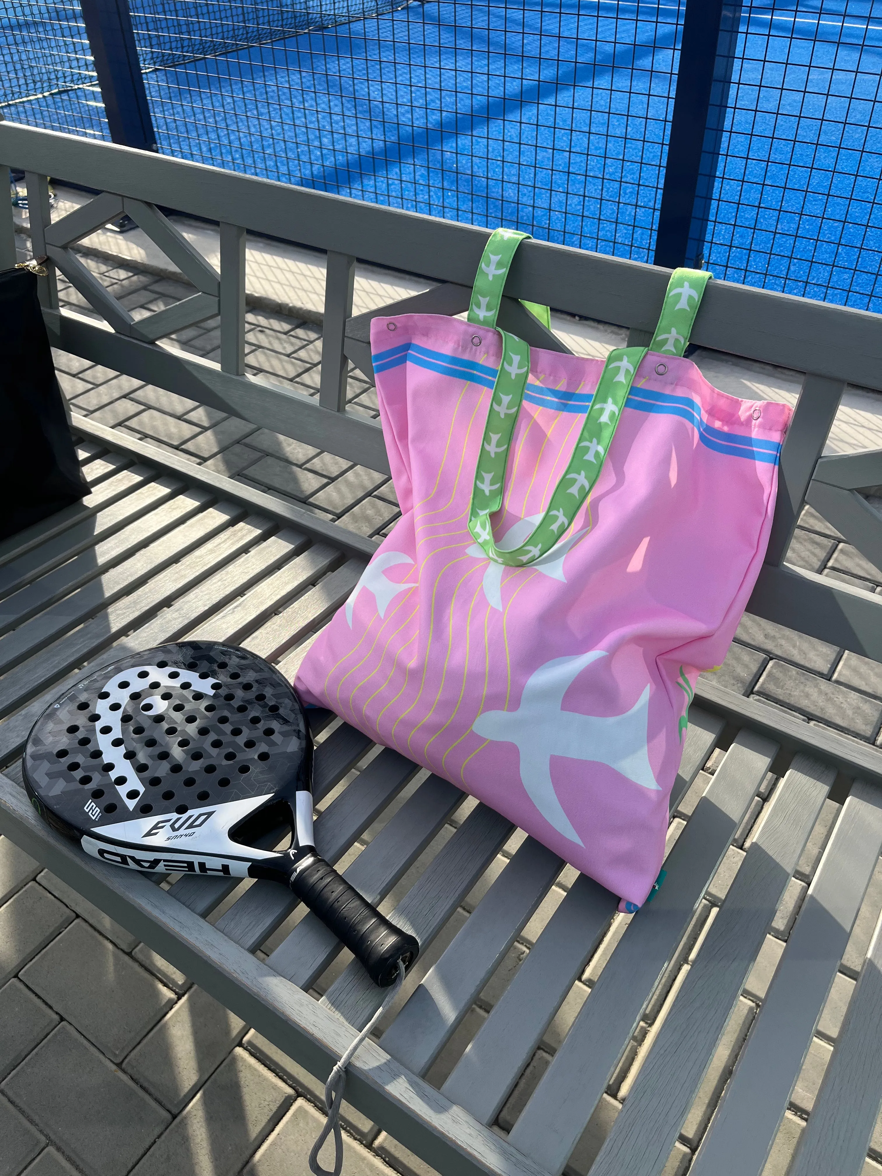Palm Canvas Tote Bag