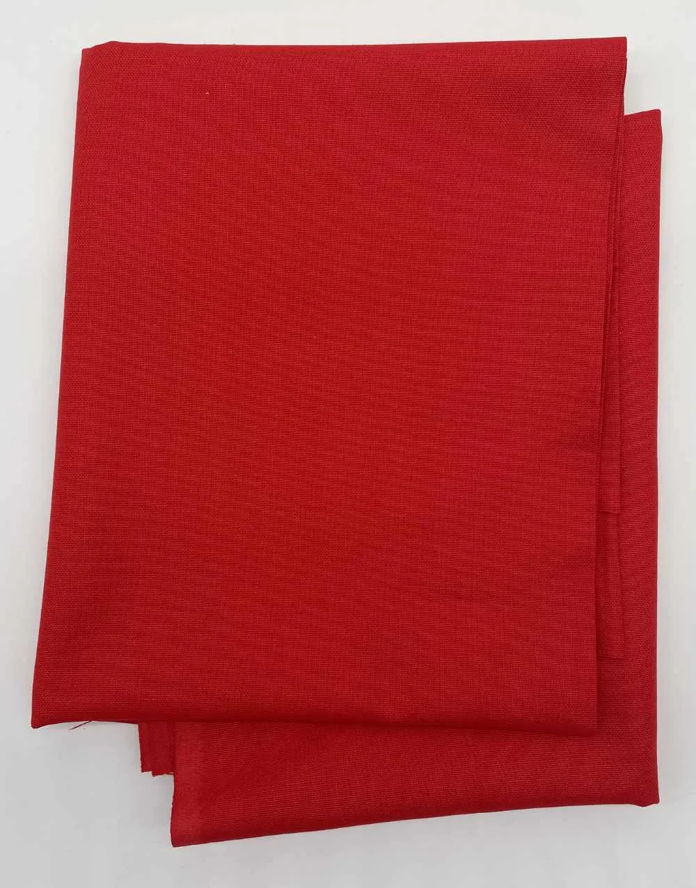 Poppy Red Cotton Canvas Fabric