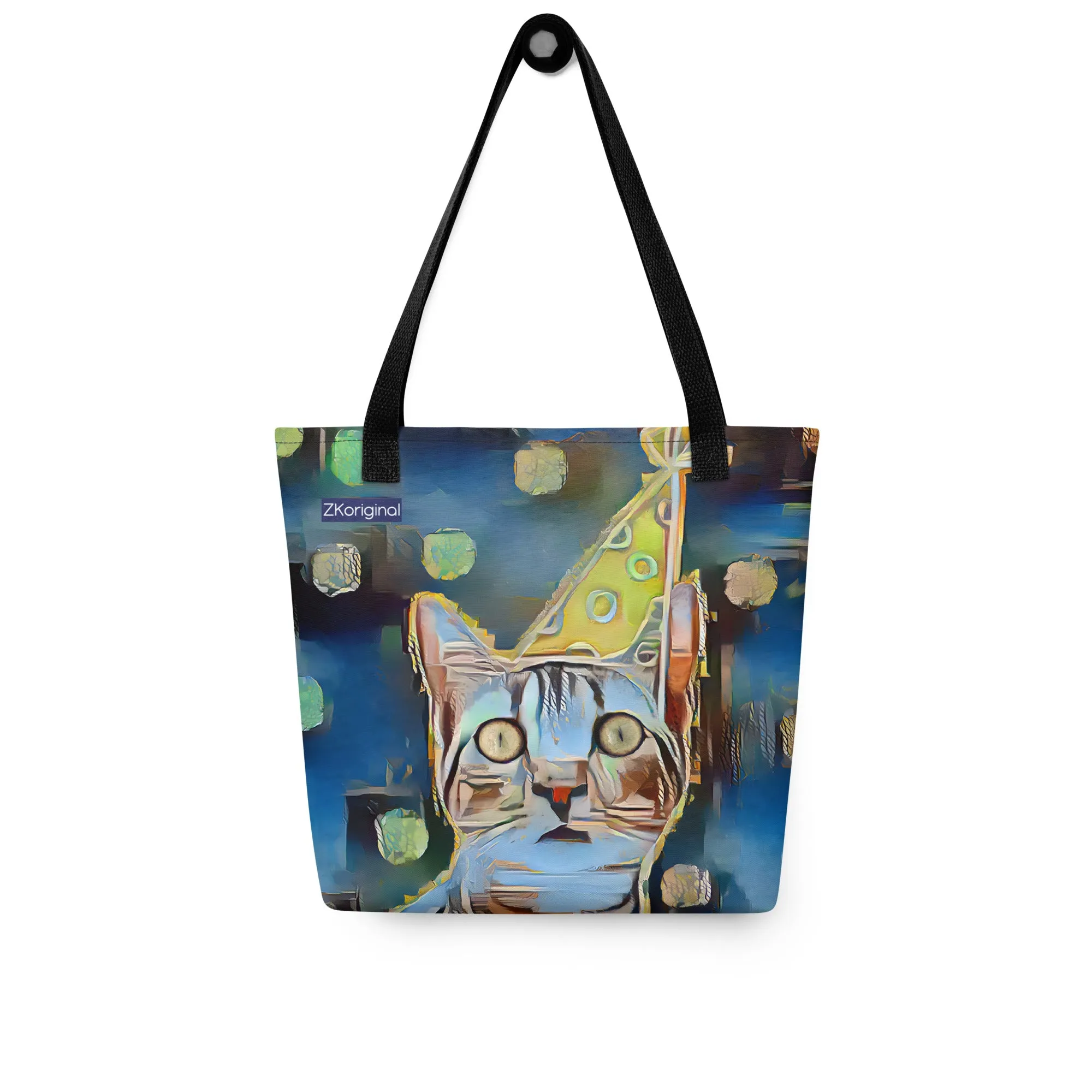 "The Canary" Collection - Cat Face Designer Tote Bag