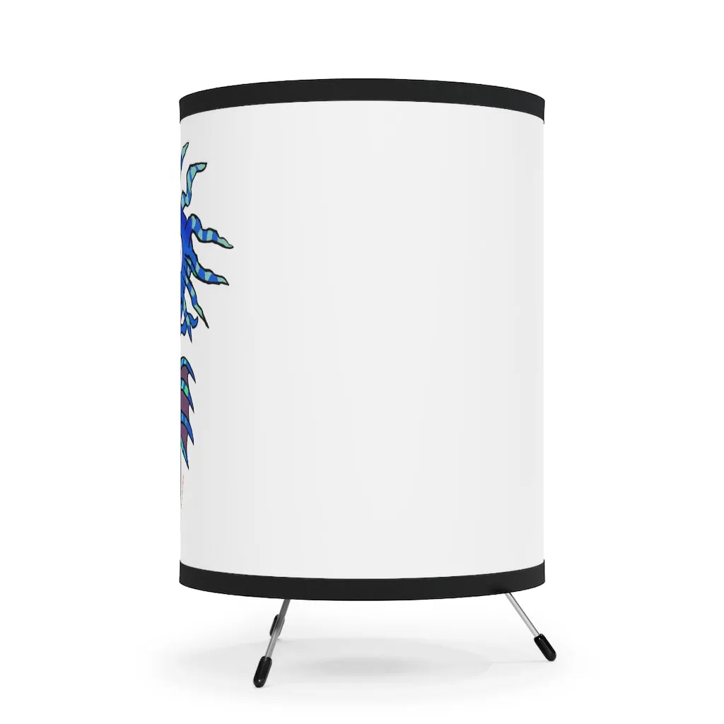 Scribblers the Seahorse Tripod Lamp with High-Res Printed Shade, US/CA plug