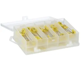 SEW EASY  SAFETY PINS - NUMBERED PINS 11-20 - DECORATIVE NUMBERED PINS - BOX OF 100PCS (10 OF EACH)