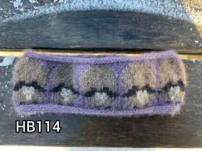 Silk Purple Herd Circle Headbands
