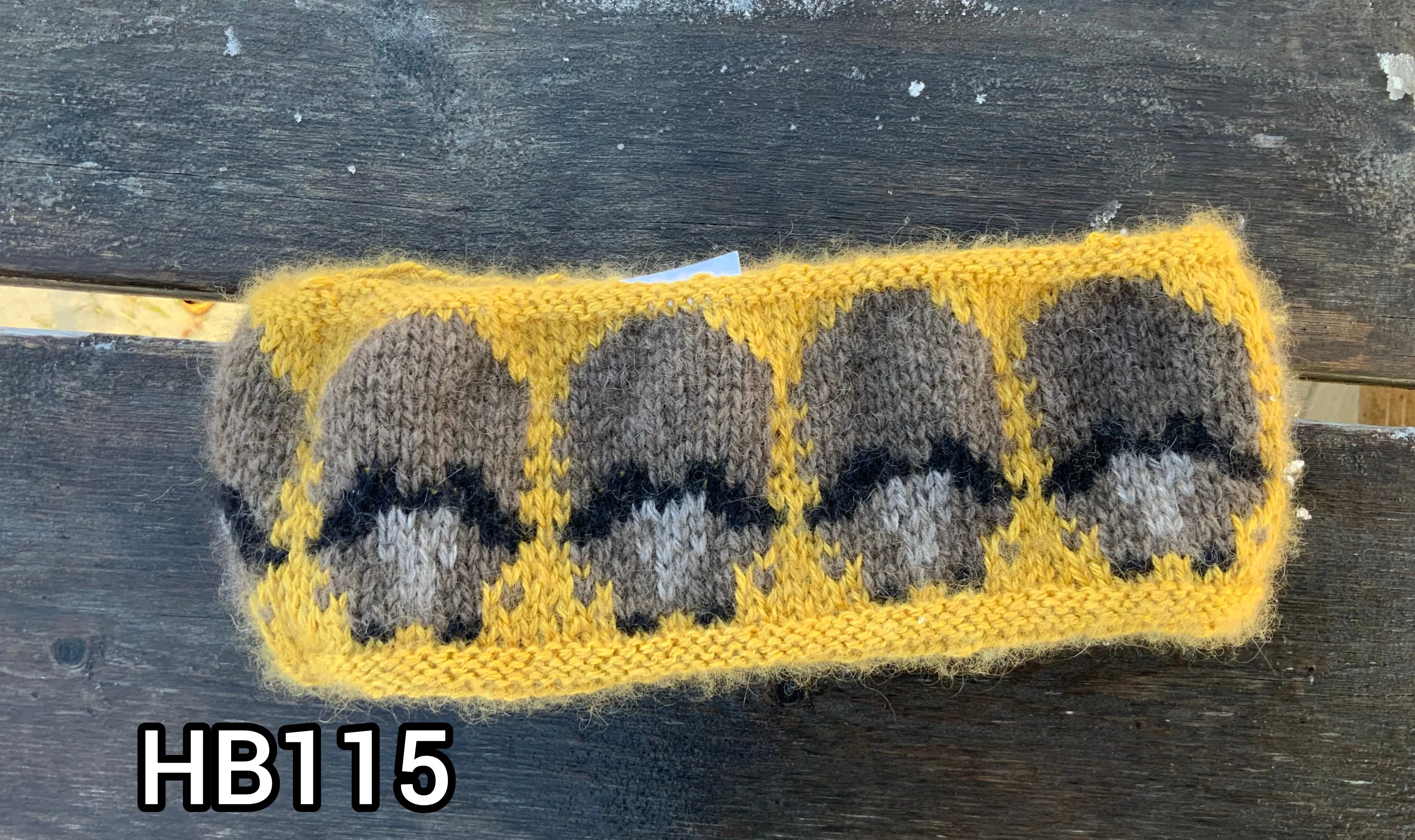 Silk Yellow Herd Circle Headbands