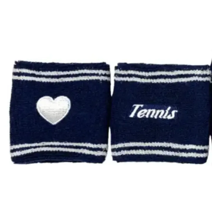 Tennis Wristband Set -Navy
