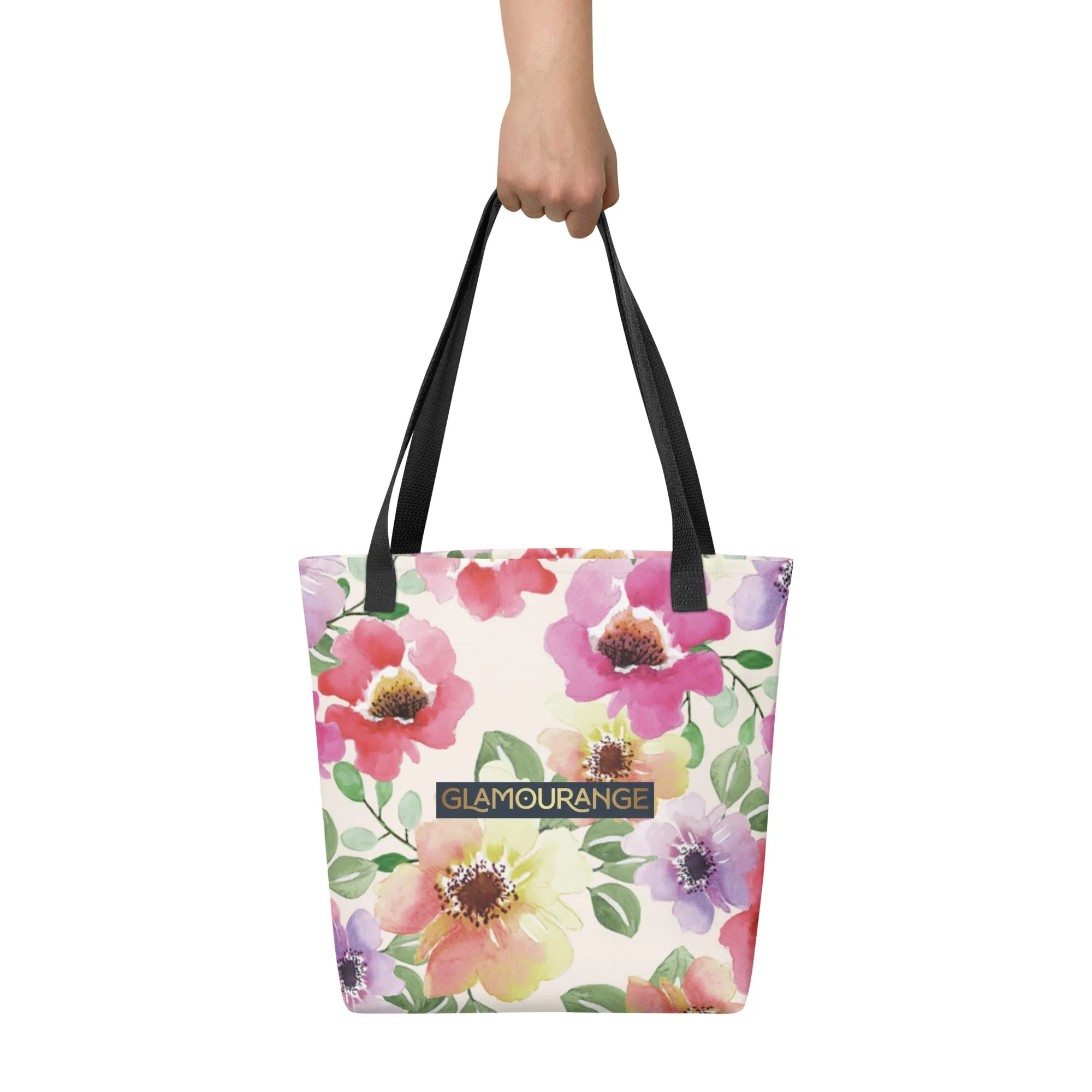 Tote Bag Women Designer (Flower Pattern 0012)