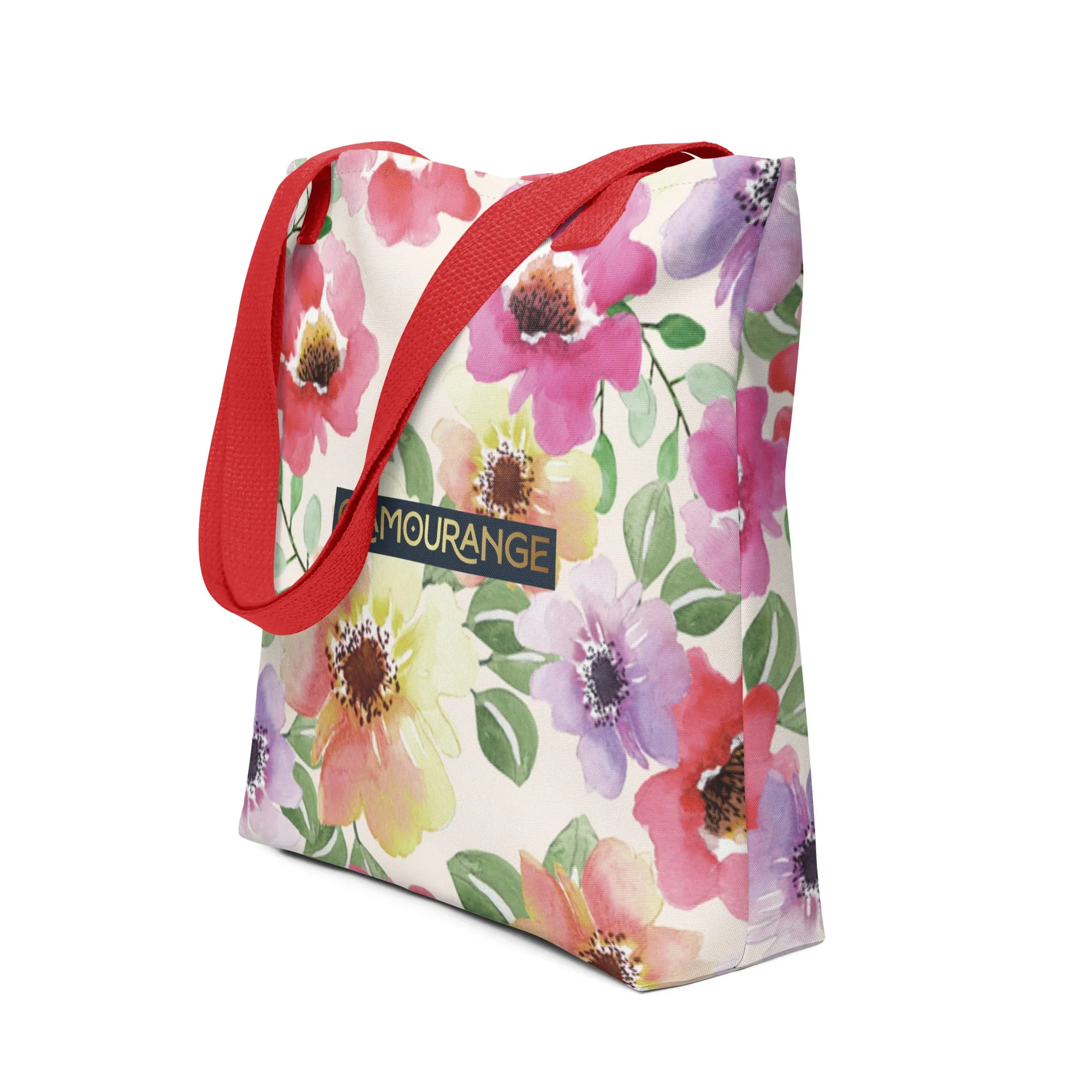 Tote Bag Women Designer (Flower Pattern 0012)