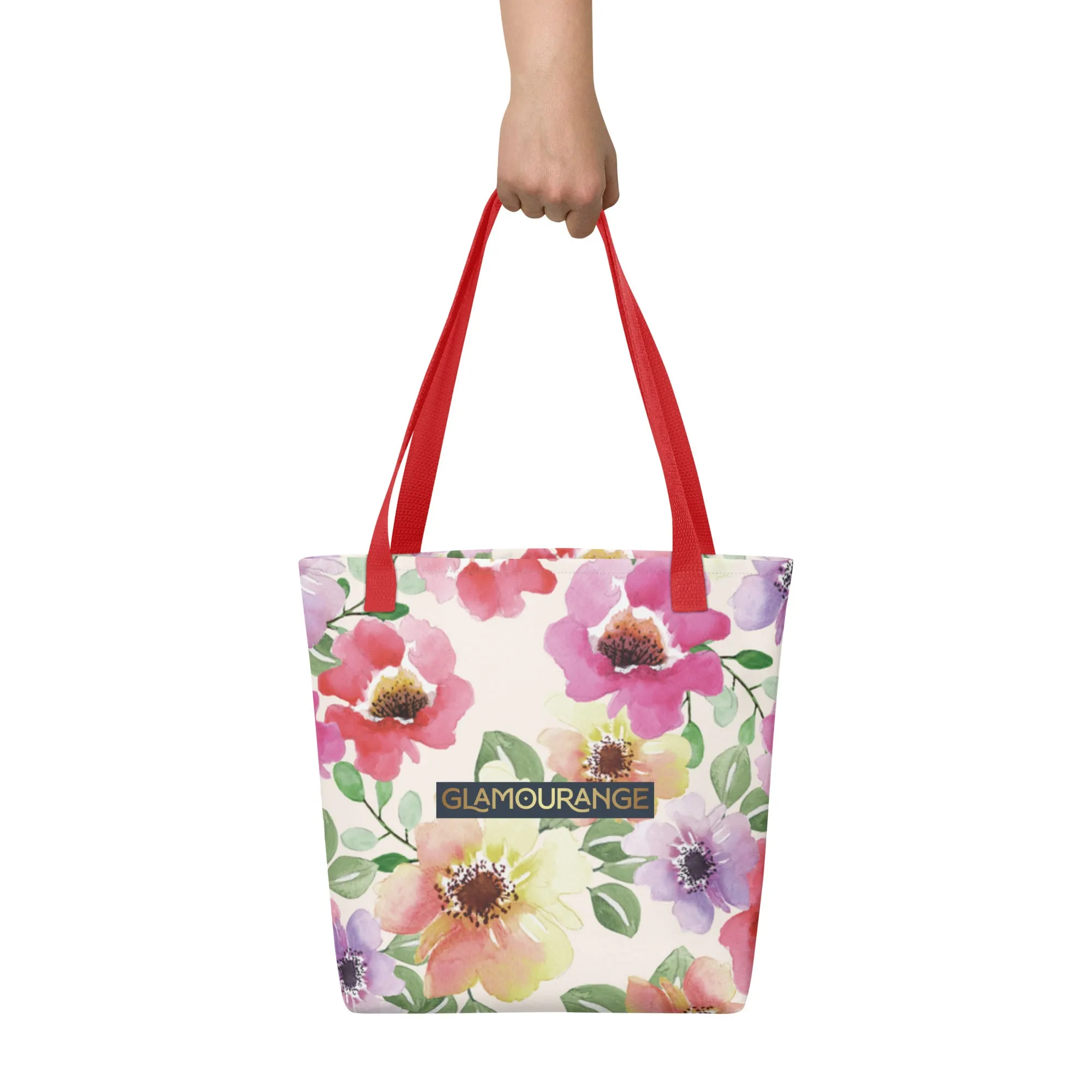 Tote Bag Women Designer (Flower Pattern 0012)