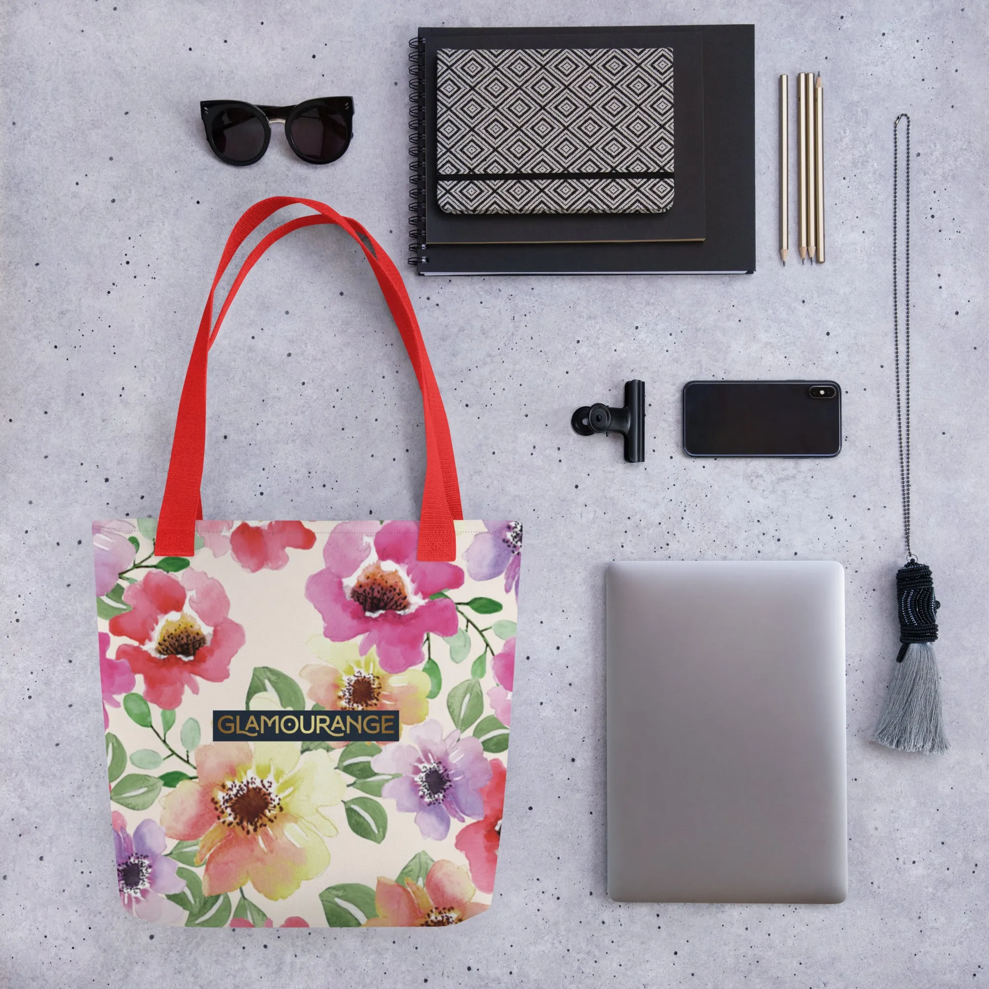 Tote Bag Women Designer (Flower Pattern 0012)