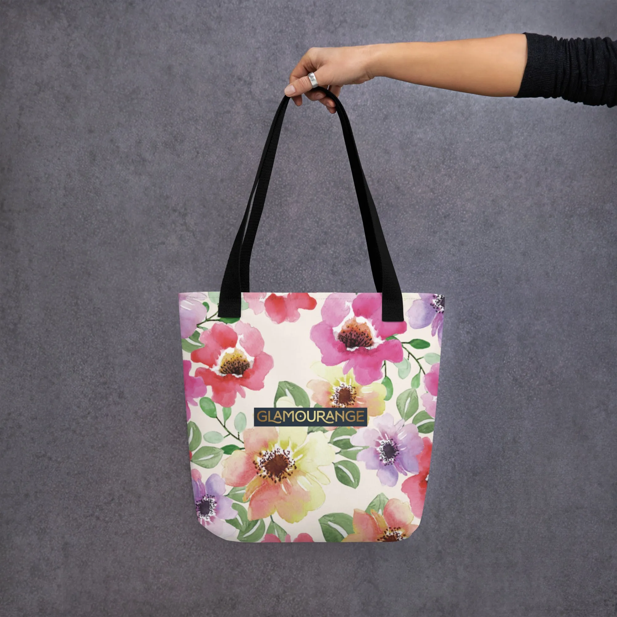Tote Bag Women Designer (Flower Pattern 0012)