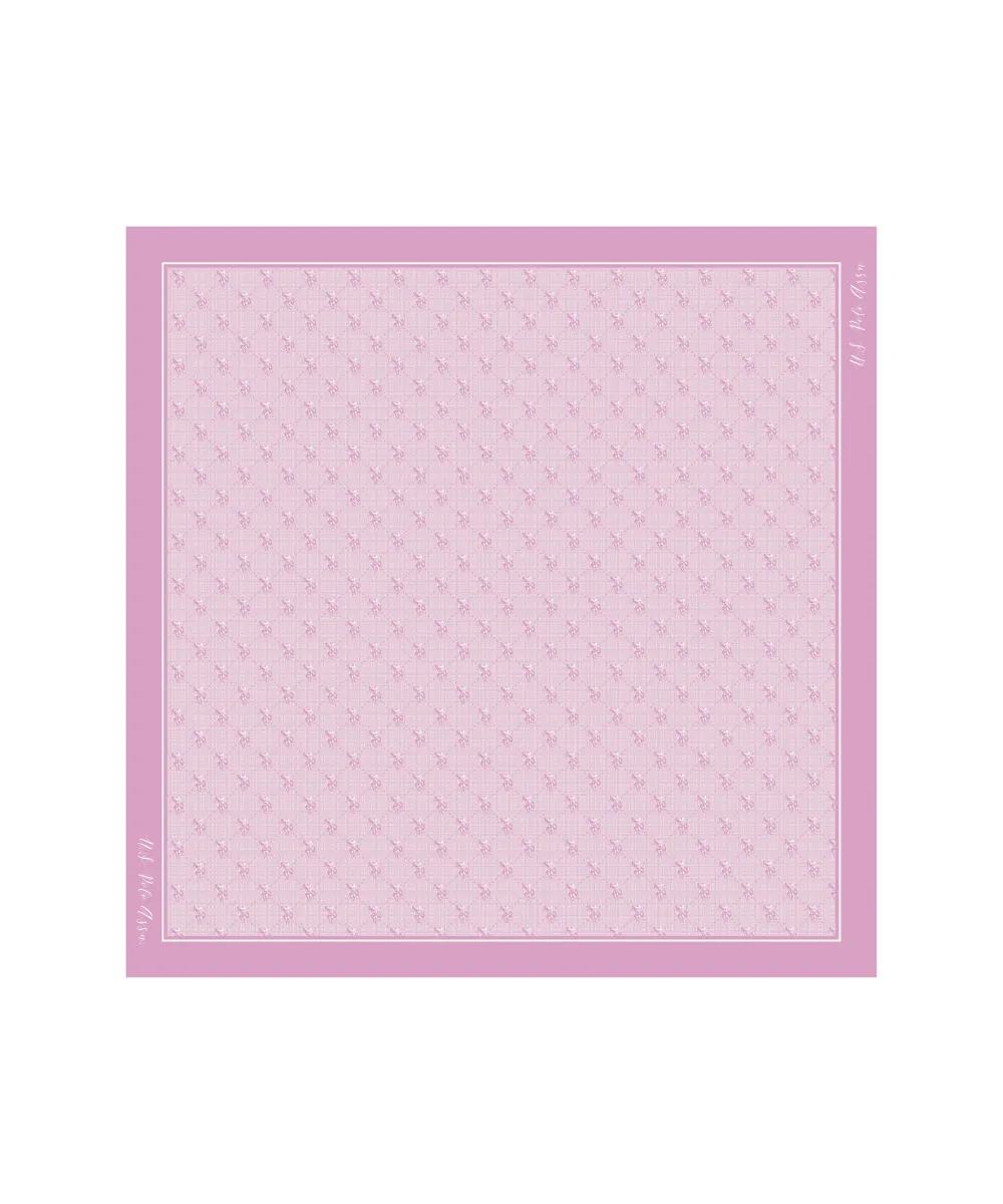 US POLO-WOMEN HAMTON FOULARD 90X90 IN LAVANDER