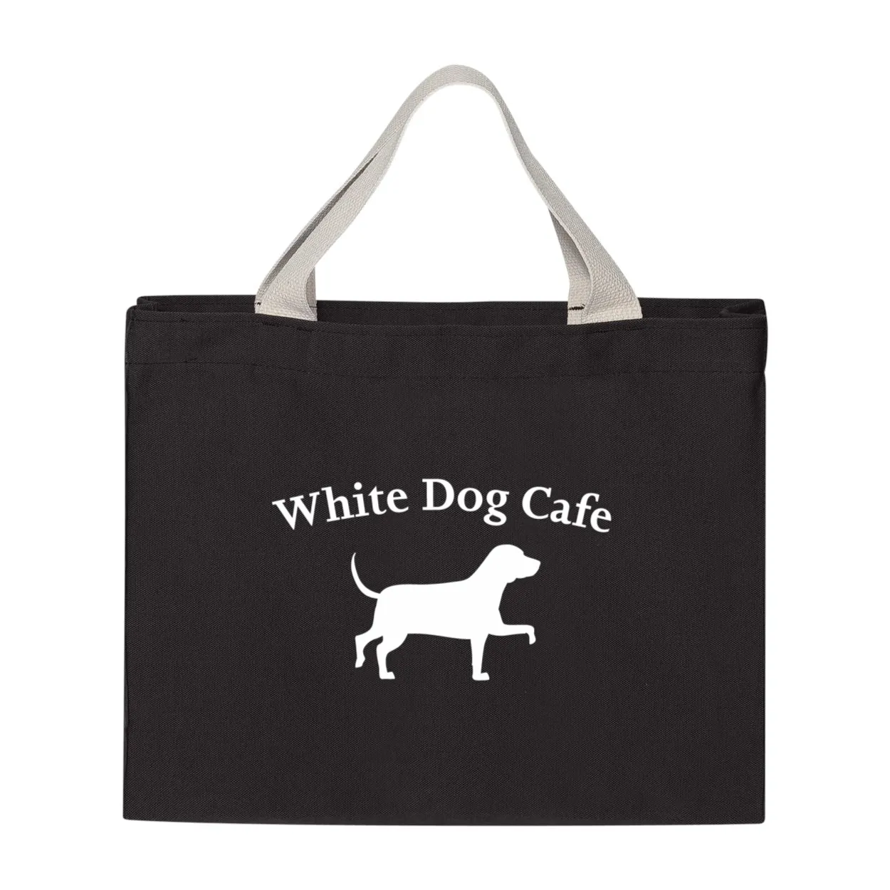 White Dog Cafe Canvas Tote