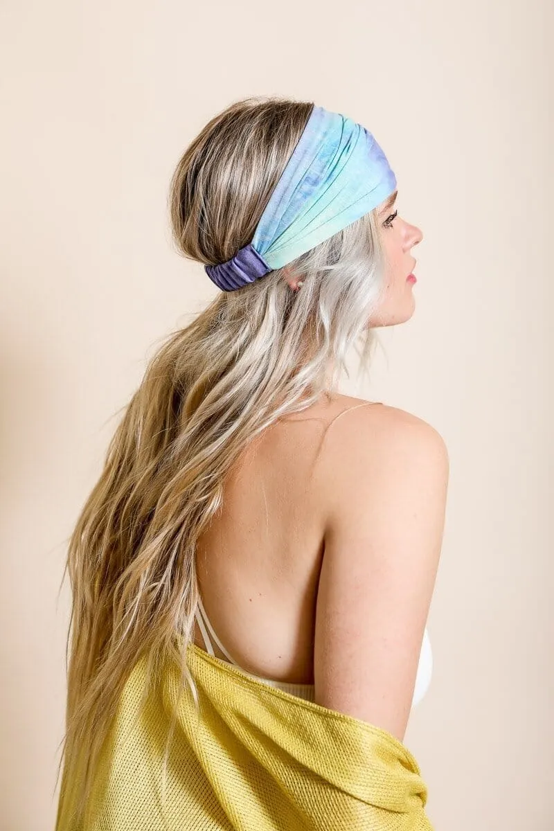 Wide Tie-Dye Headband